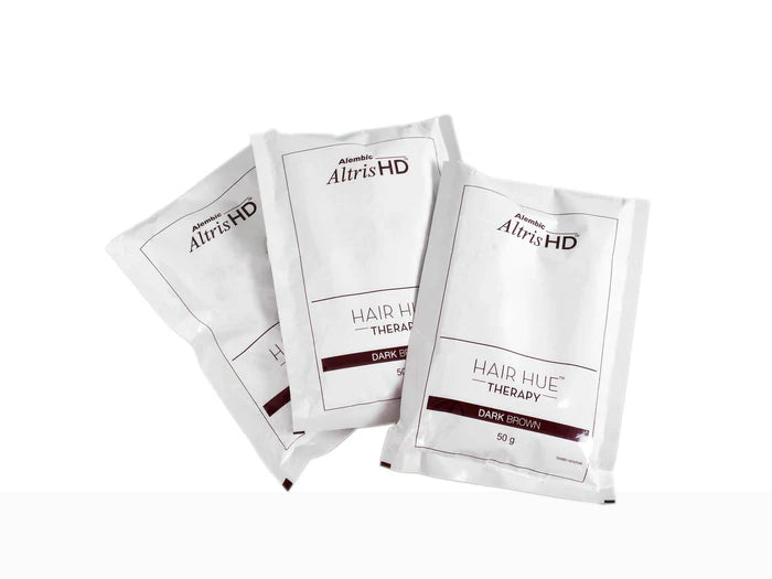 Altris HD Hair Hue Therapy Dark Brown 50g  1 PACKET of 3 Sachets