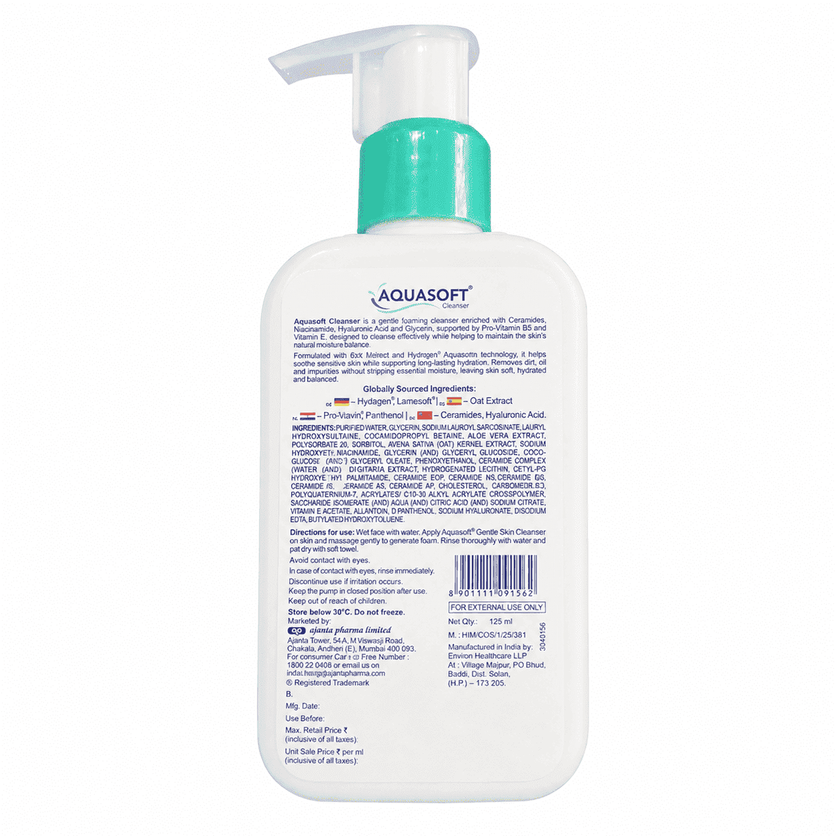 Aquasoft Gentle Skin Cleanser 125ml