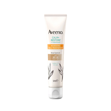 Aveeno Calm + Restore Nourishing Daily Moisturiser Sheer Tint SPF 30 50ml