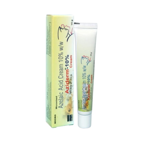 Azmiderm Aziderm 10% Cream, 15gm – Dermatics.in