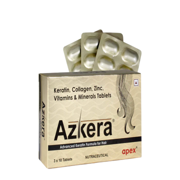 Azkera Advanced Keratin Formula For Hair Tablet 3x10 Tab