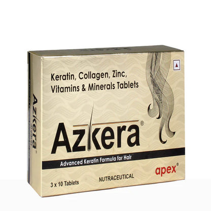 Azkera Advanced Keratin Formula For Hair Tablet 3x10 Tab