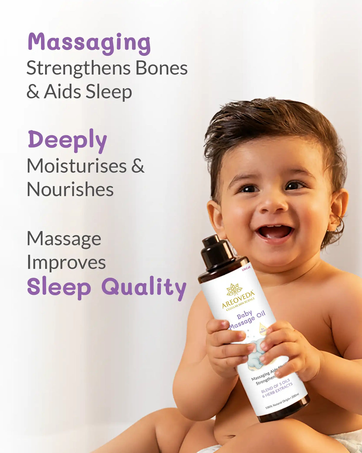 AreoVeda Baby Massage Oil 50ml