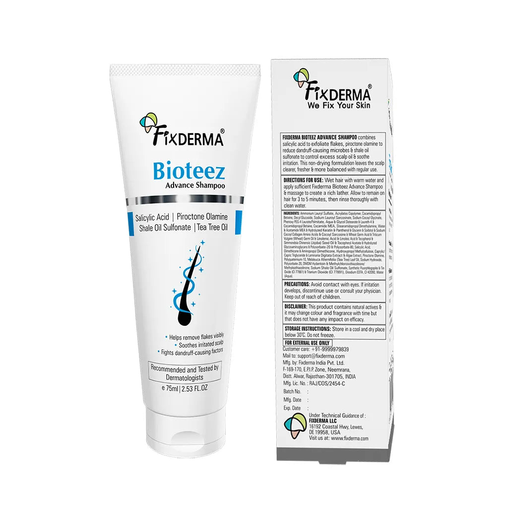 Fix Derma Bioteez Advance Shampoo, 75ml