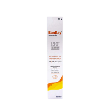 Banray Sunscreen Gel SPF 50 PA+++, 50gm