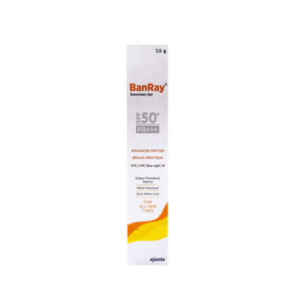 Banray Sunscreen Gel SPF 50 PA+++, 50gm