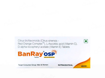 Banray OSP Oral Sun Protection Nutraceutical Tablet For Men & Women,
