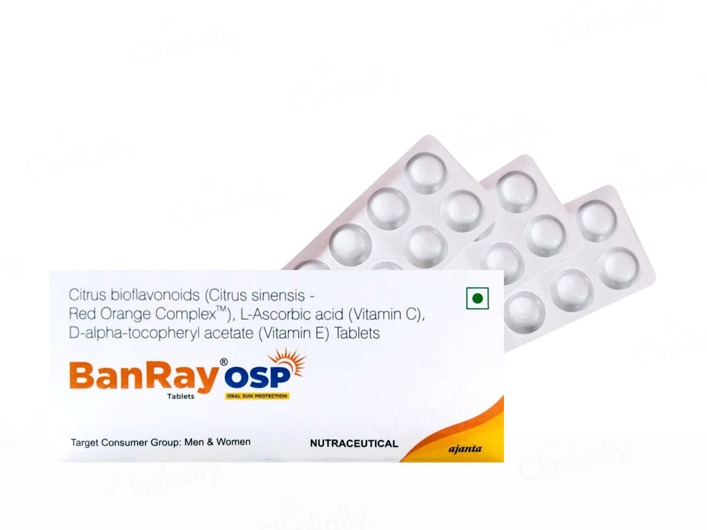 Banray OSP Oral Sun Protection Nutraceutical Tablet For Men & Women,