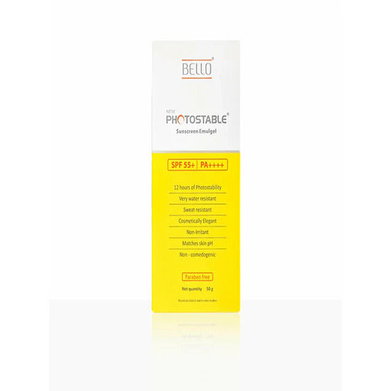 Bello Photostable Sunscreen Emulgel SPF-55, 50g