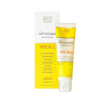 Bello Photostable Sunscreen Emulgel SPF-55, 50g