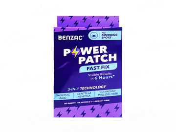 Benzac 3-In-1 Power Patch Fast Fix For Emerging Spots 12 Patches