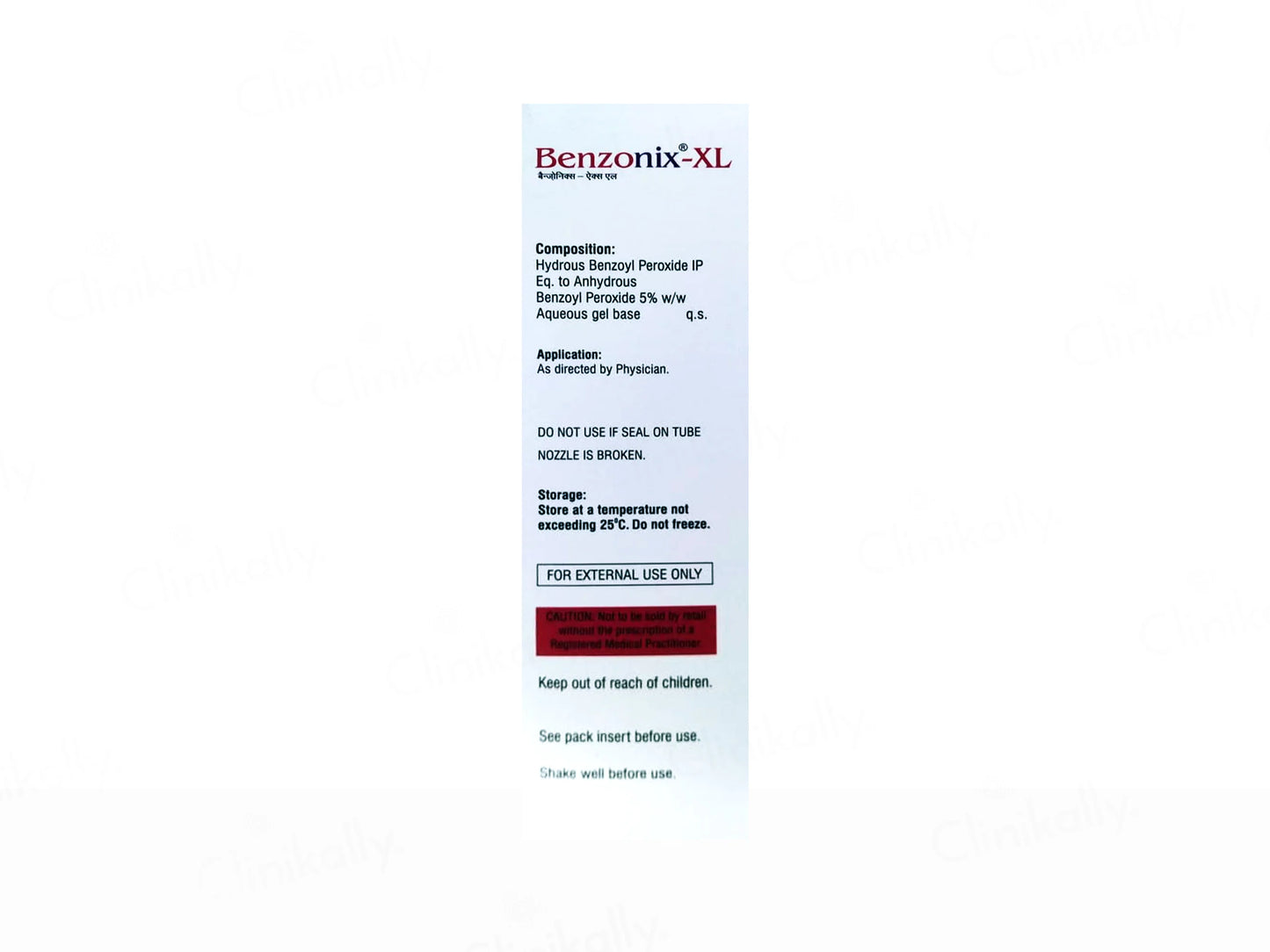 Benzonix XL Gel Wash 120gm