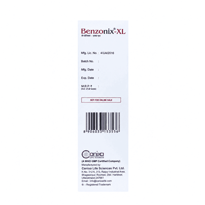 Benzonix XL Gel Wash 120gm