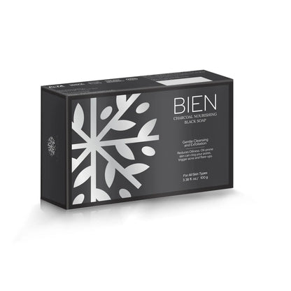 Bien Charcoal Nourishing Black Soap 100gm