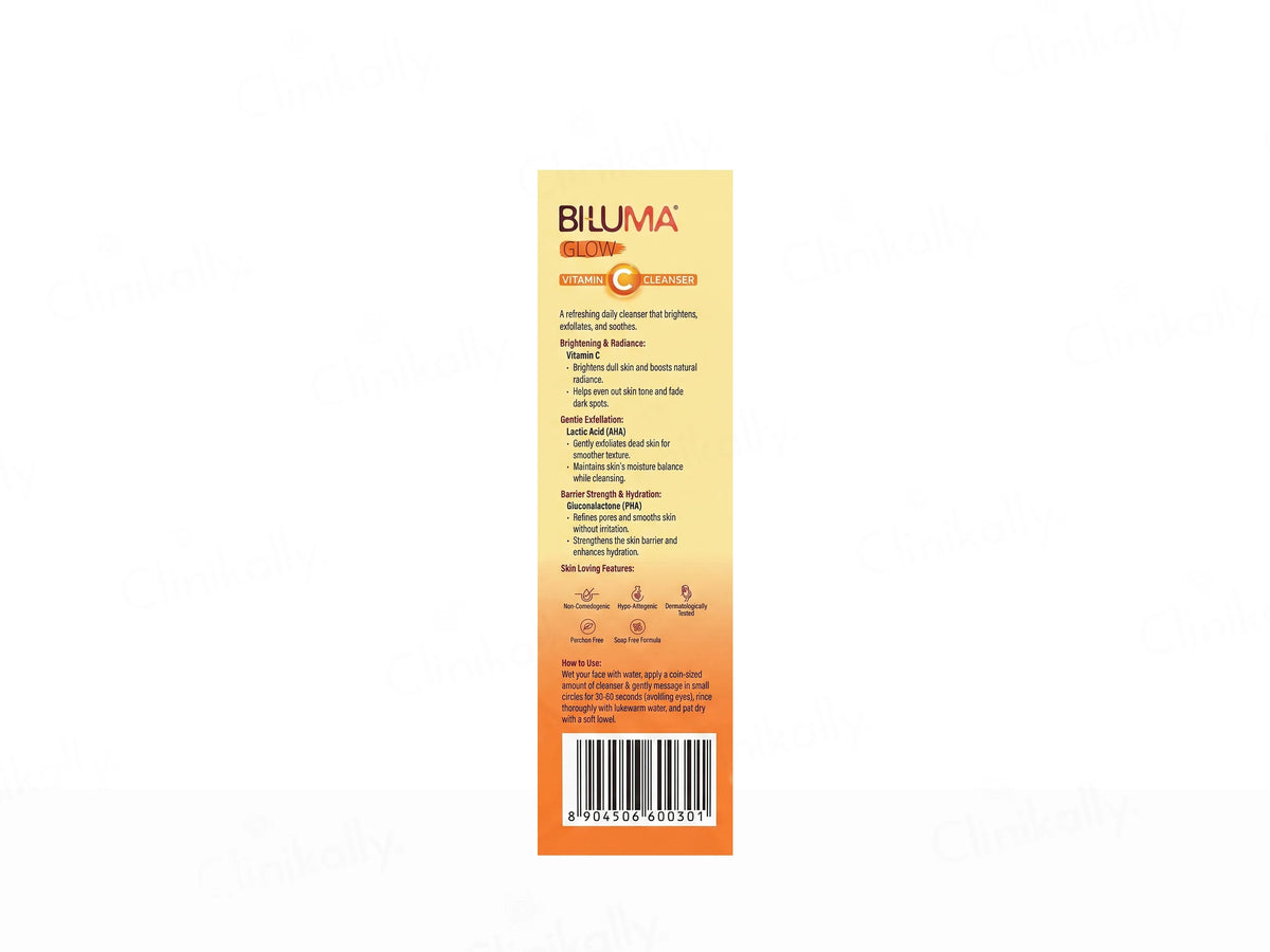 Biluma Glow Vitamin C Face Cleanser, 100ml