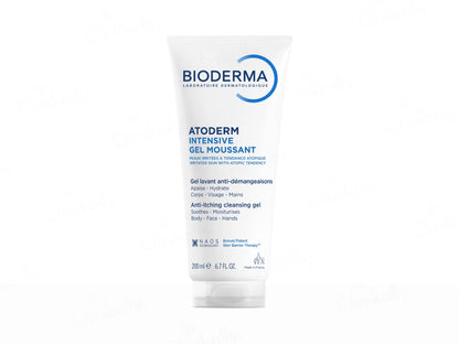 Bioderma Atoderm Intensive Gel Moussant Anti-Itching Cleansing Gel, 200ml