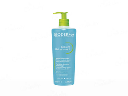 Bioderma Sebium Gel Moussant Purifying Cleansing Foaming Gel,