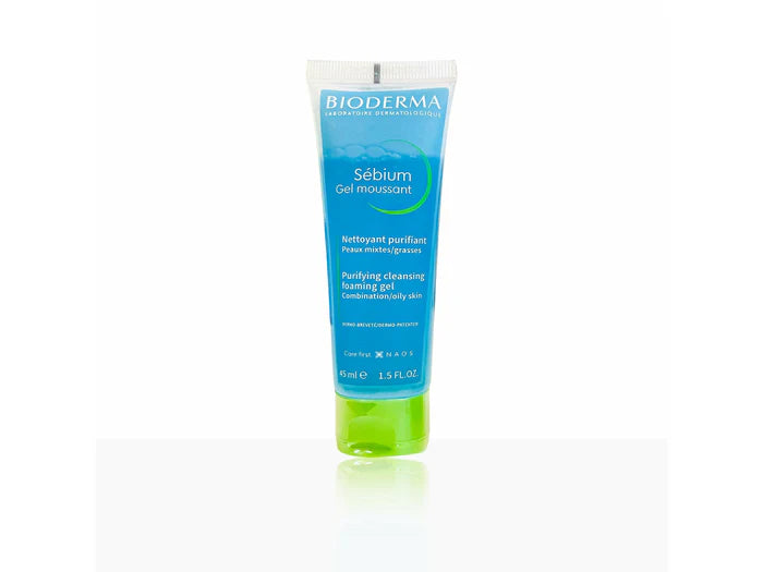 Bioderma Sebium Moussant Purifying Cleansing Foaming Gel, 45ML