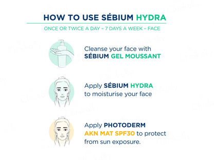 Bioderma Sebium Hydra Ultra-Moisturising Compensating Care Cream, 40ml