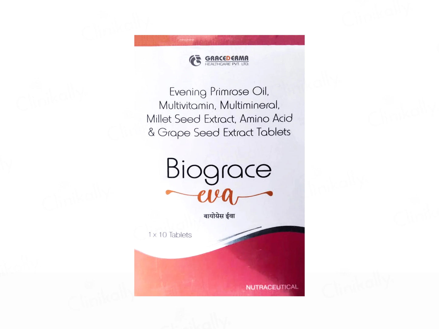 Biograce Eva Nutraceutical Tablet strip,
