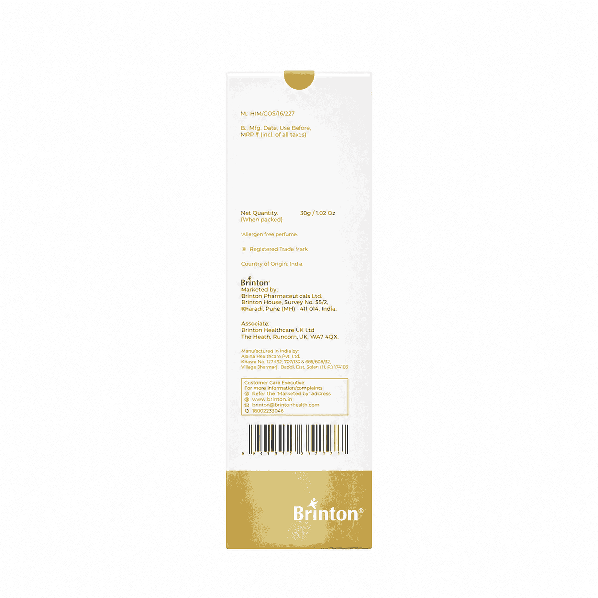 Brinton d'experts Night Repair Cream 30ml