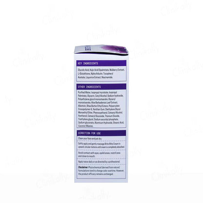 BRITE Wite Skin Brightening and Lightening Cream 30gm