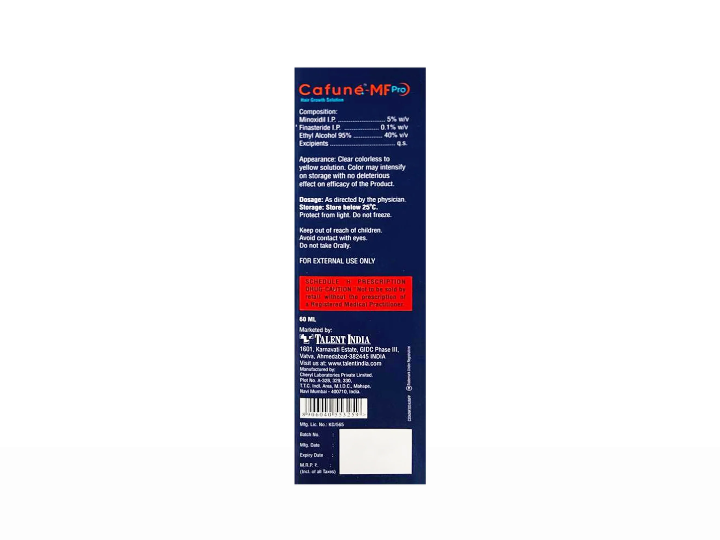 Cafune-MF Pro Topical Solution 60ml