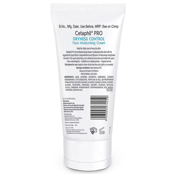 Cetaphil PRO Dryness Control Face Moisturizing Cream, 50ml