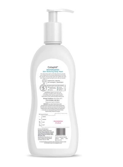 Cetaphil Restoraderm Skin Restoring Body Moisturizer, 295ml