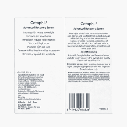 Cetaphil Advanced Recovery PM Serum 30ml