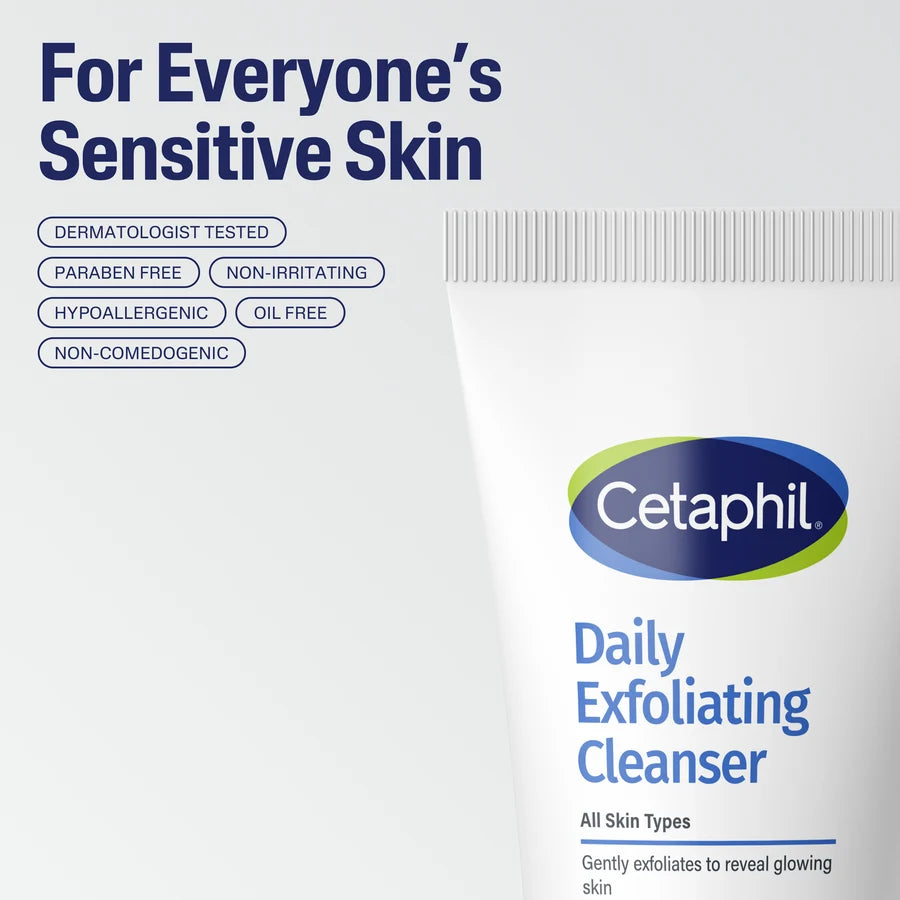 Cetaphil Daily Exfoliating Cleanser for All Skin Types -178 ml