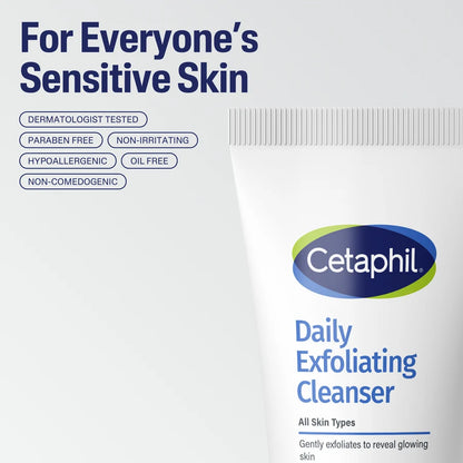 Cetaphil Daily Exfoliating Cleanser for All Skin Types -178 ml