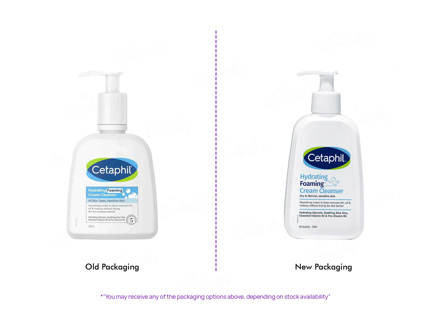 Cetaphil Hydrating foaming Cream Cleanser 236ml