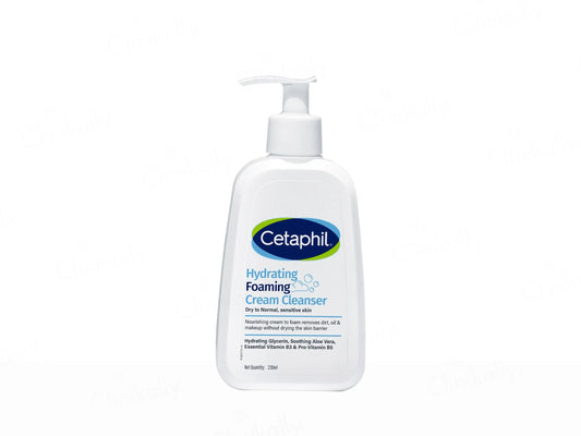 Cetaphil Hydrating foaming Cream Cleanser 236ml