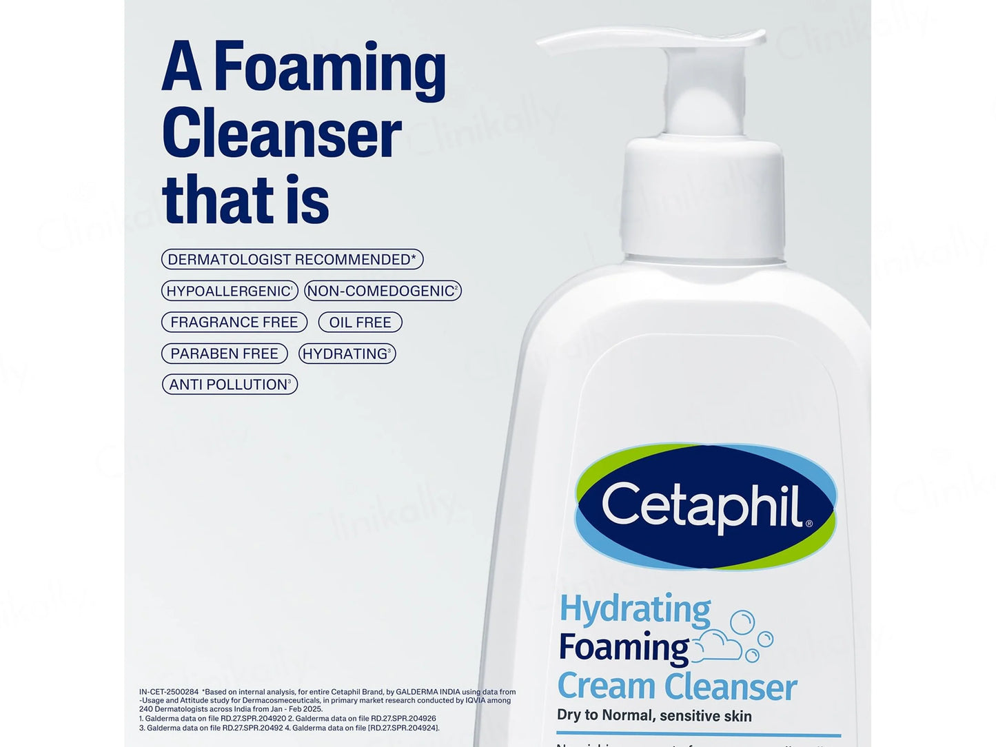 Cetaphil Hydrating foaming Cream Cleanser 236ml