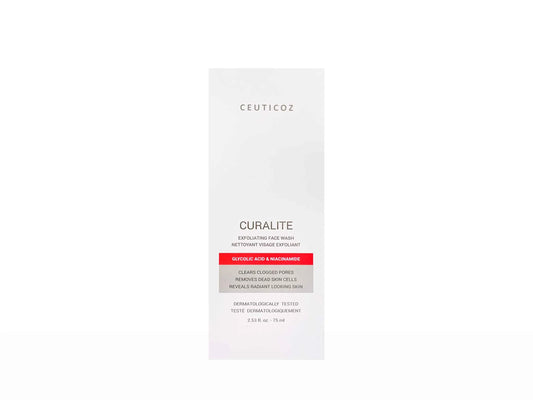 Ceuticoz Curalite Exfoliating Face Wash, 75ml