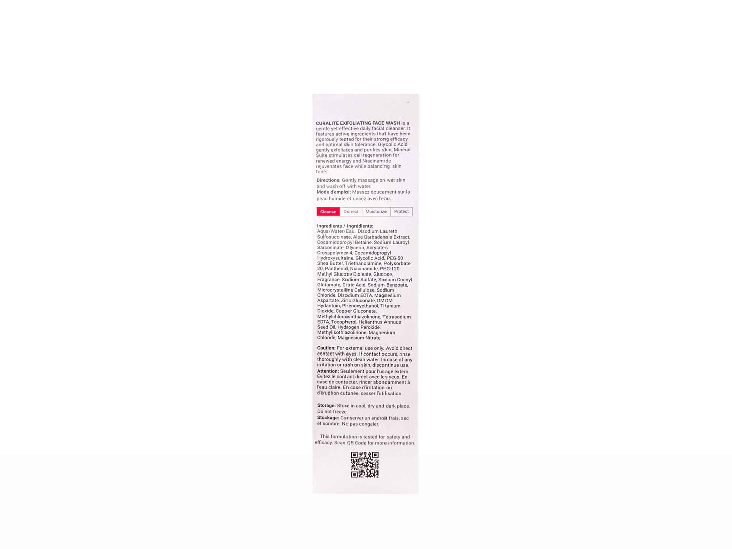 Ceuticoz Curalite Exfoliating Face Wash, 75ml