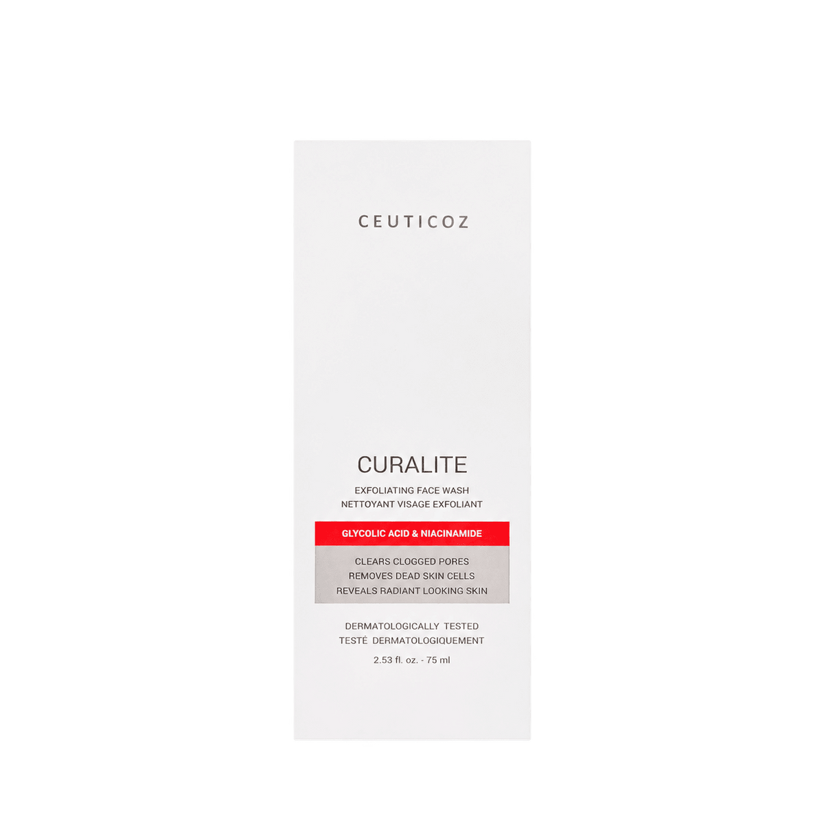 Ceuticoz Curalite Exfoliating Face Wash 75ml