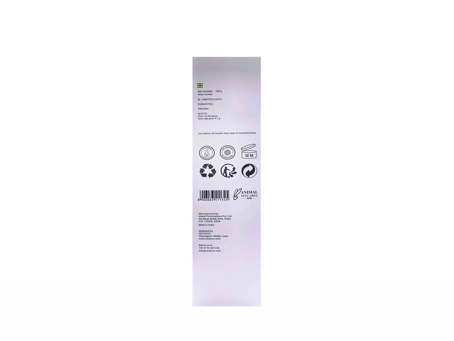 Ceuticoz Duvitin Moisturising Cream, 100gm