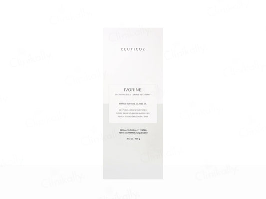 Ceuticoz Ivorine Mango Butter & Jojoba Oil Cleansing Balm, 100gm