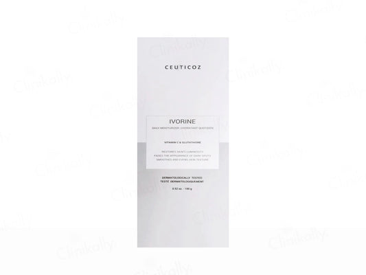 Ceuticoz Ivorine Vitamin C & Glutathione Daily Moisturizer, 100gm