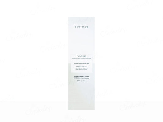 Ceuticoz Ivorine Vitamin C & Hyaluronic Acid Synergy Toner, 100ml