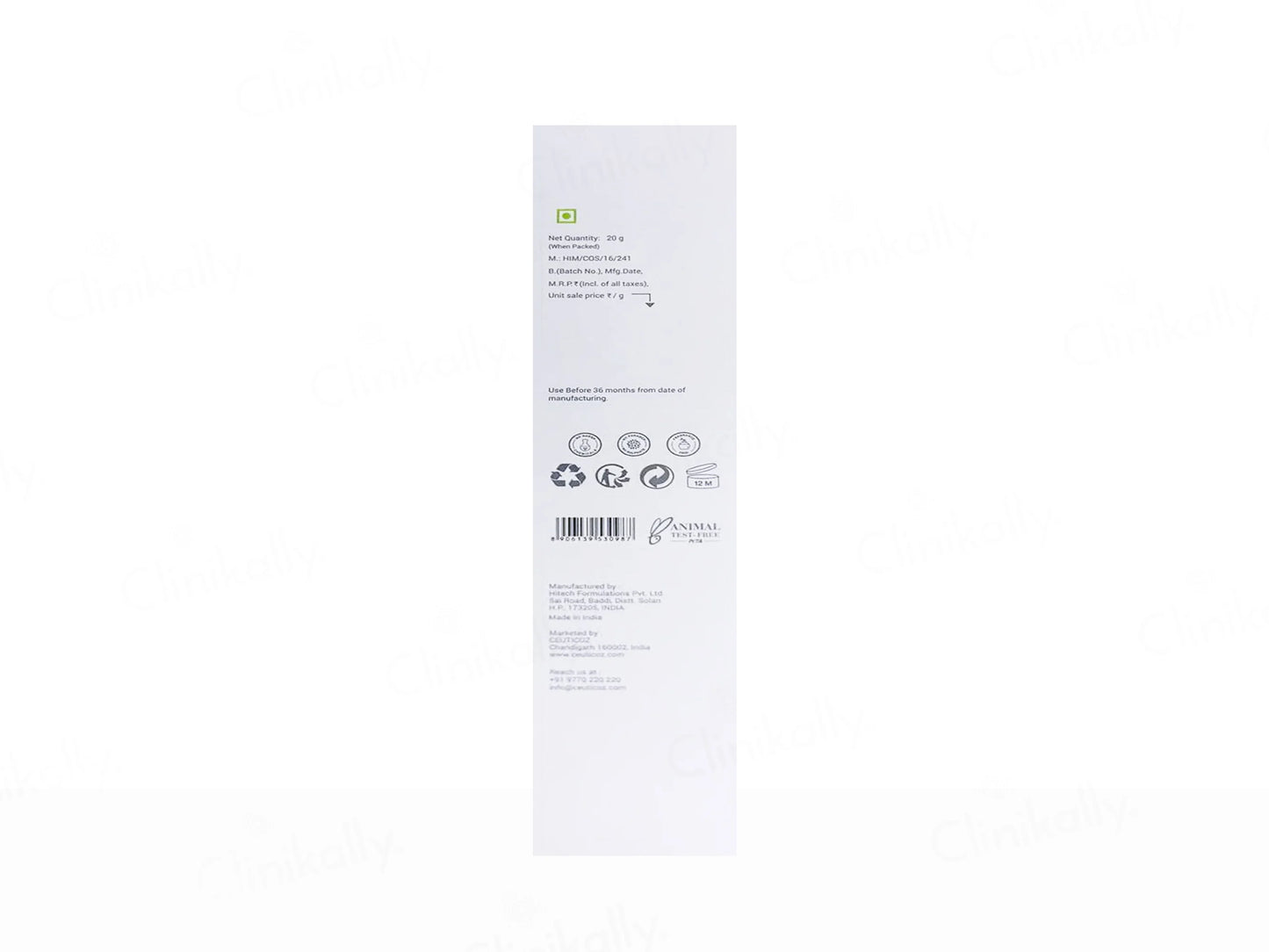 Ceuticoz Perivite Under Eye Cream, 20gm