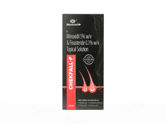 Chekfall-F 5% Topical Solution, 60ml