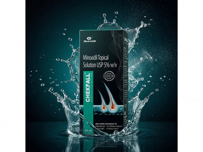 Chekfall 5% Spray Hair Solution, 60ml