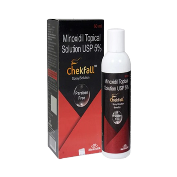 Chekfall 5% Spray Hair Solution, 60ml