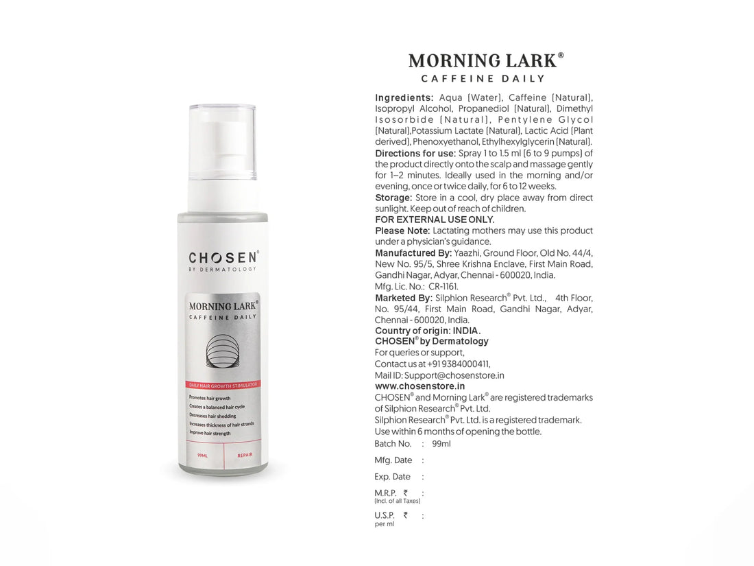 Chosen Morning Lark Caffeine Daily Scalp Solution 90ml