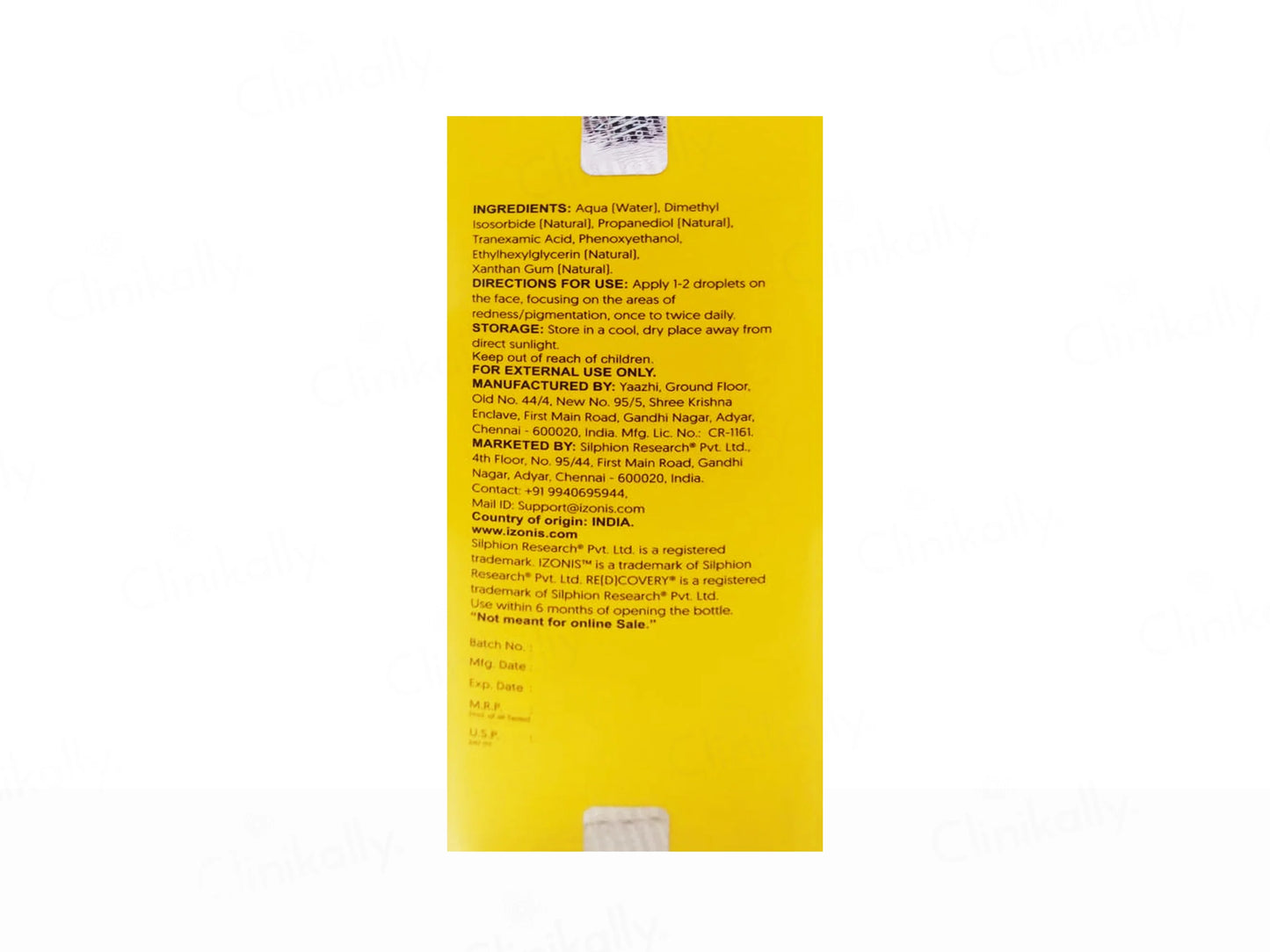 Izonis By Chosen Redcovery Pro Advanced Skin Repair Serum 30ml
