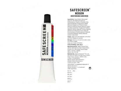 Chosen Safescreen Nexgen Moisturizing Melanin Sunscreen SPF 80+ PA++++ 40ml