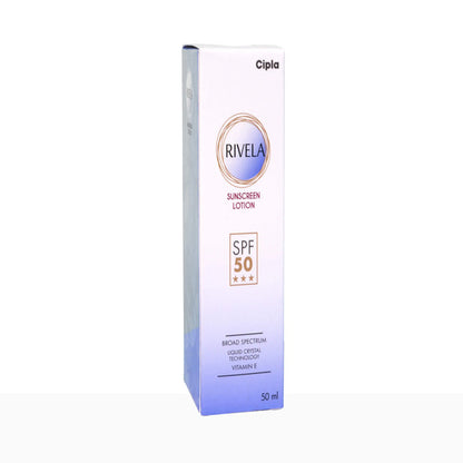 Rivela Sunscreen Lotion SPF 50, 50ml